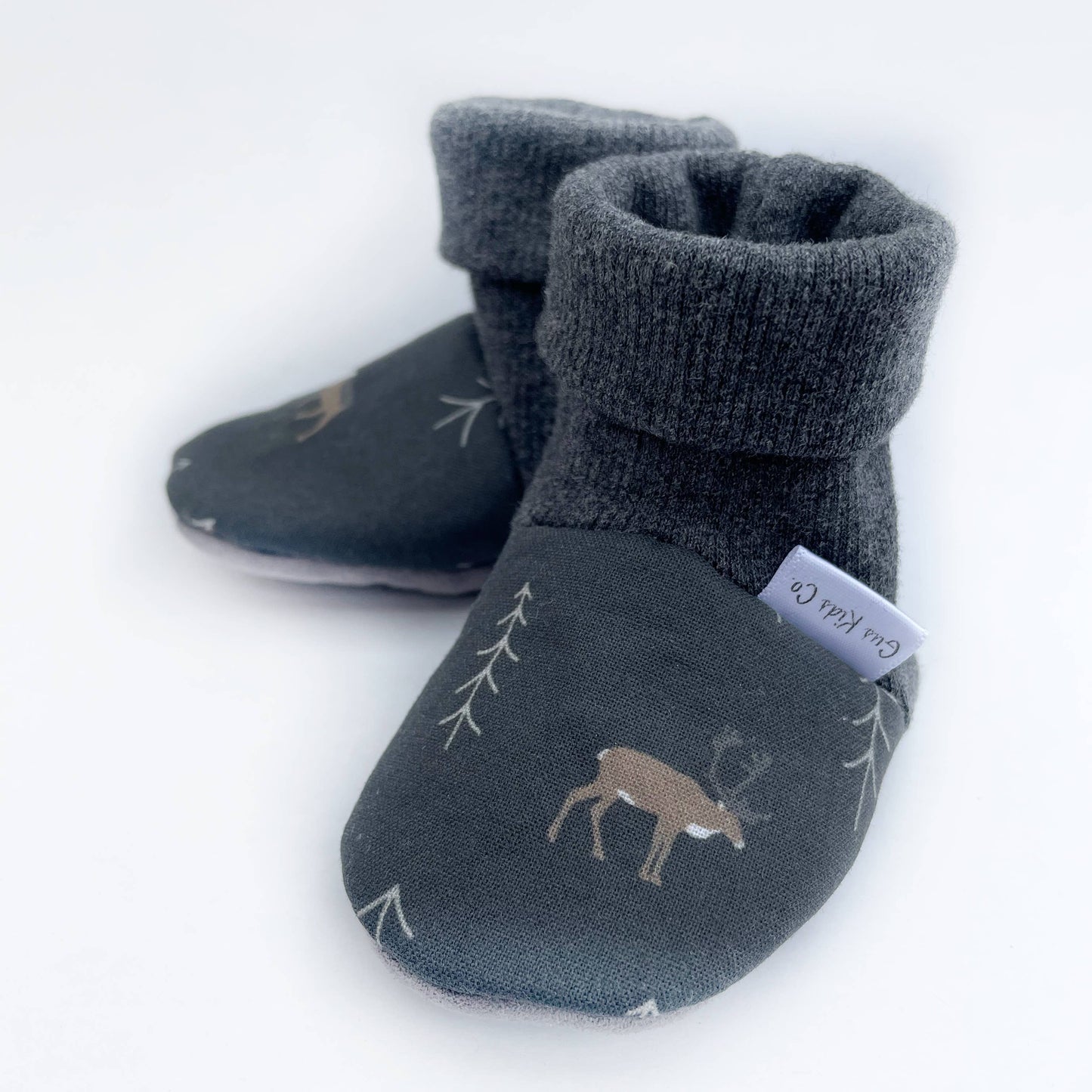 Gus Kids Co. - Moose Forest Baby Booties  Gus Kids Co.