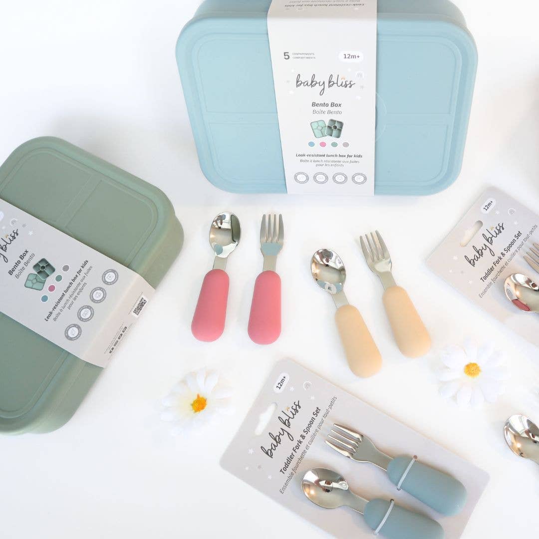 Baby Bliss - Kids Bento Box, Leak-Proof & 100% Silicone