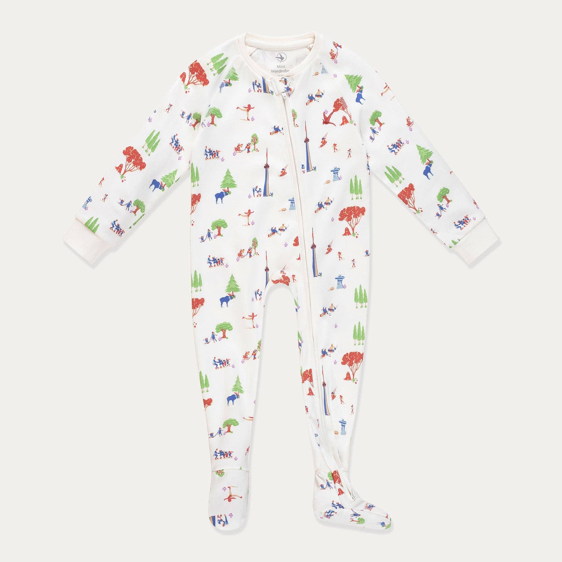 Mini Wardrobes - Footed Pajamas Baby Boy, Baby Jumpsuit, Baby Coveralls, Cotton Mini Wardrobes