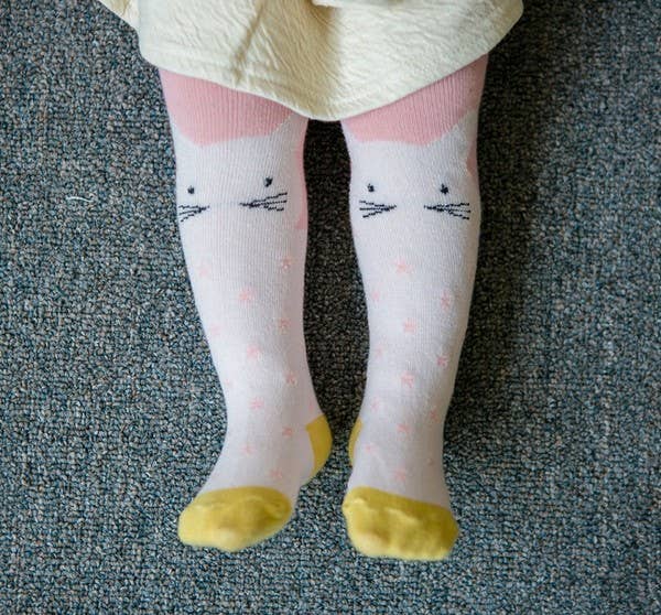 Vaenait Baby - Girls Tights - Chloe Pink