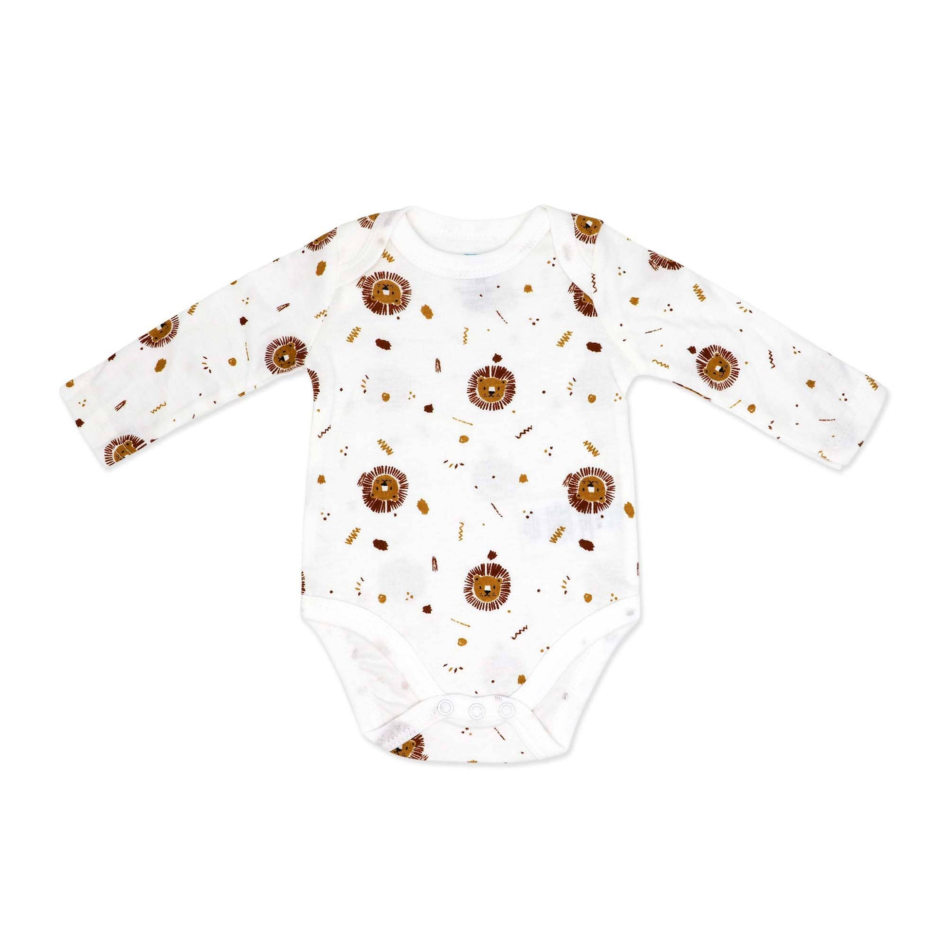 Baby Mode - Boys 3 Piece Fleece Jogger Set: Lion Rose Textiles