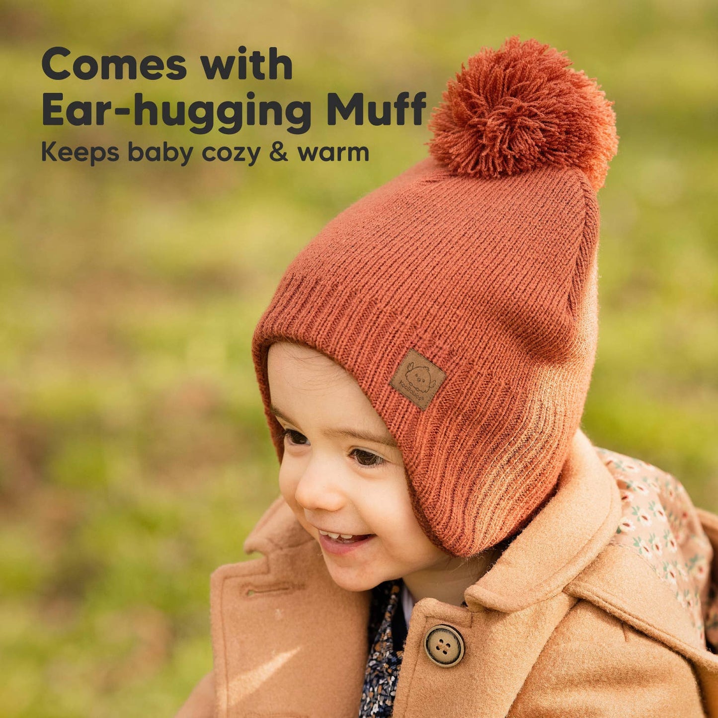 KeaBabies - Muff Baby Beanie for Newborn Baby Boys and Girls