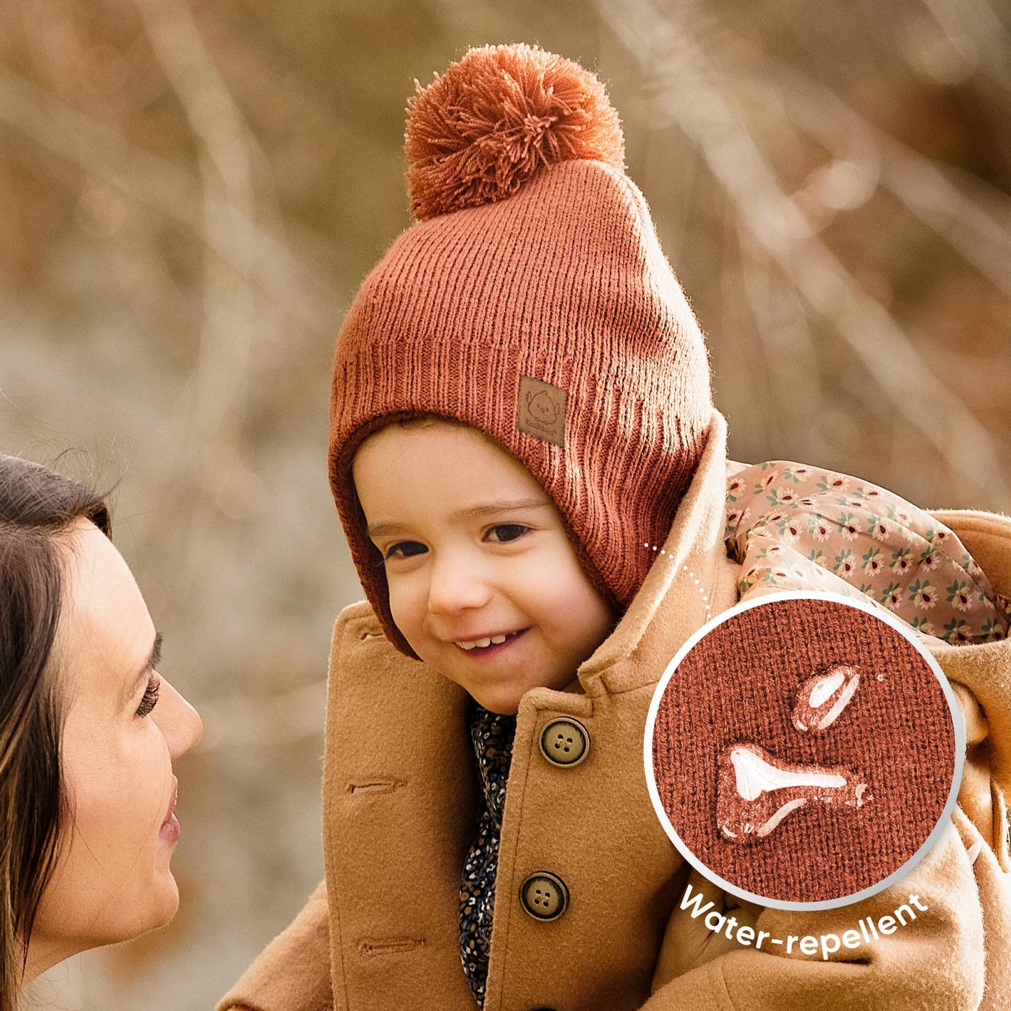 KeaBabies - Muff Baby Beanie for Newborn Baby Boys and Girls