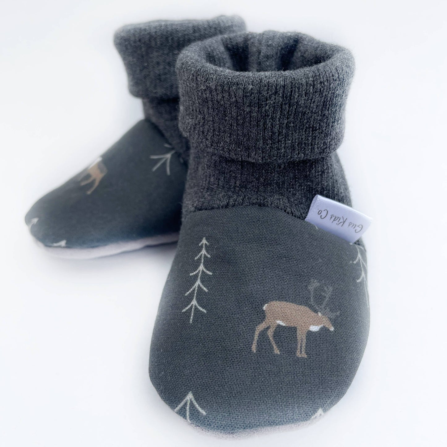 Gus Kids Co. - Moose Forest Baby Booties  Gus Kids Co.