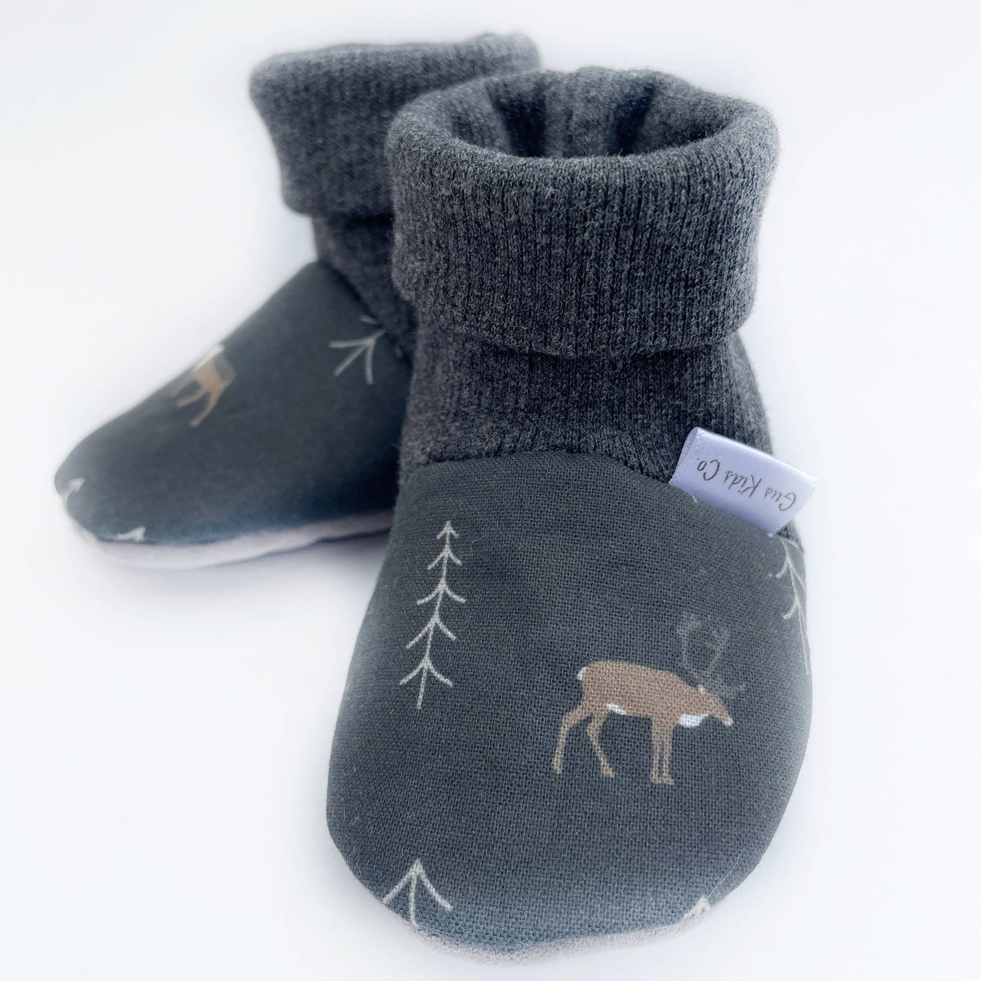 Gus Kids Co. - Moose Forest Baby Booties  Gus Kids Co.