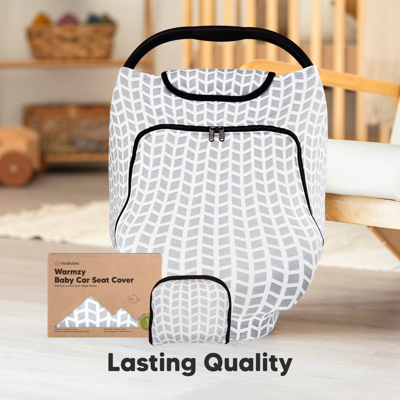 KeaBabies - Warmzy Baby Carseat Cover (Kite) KeaBabies