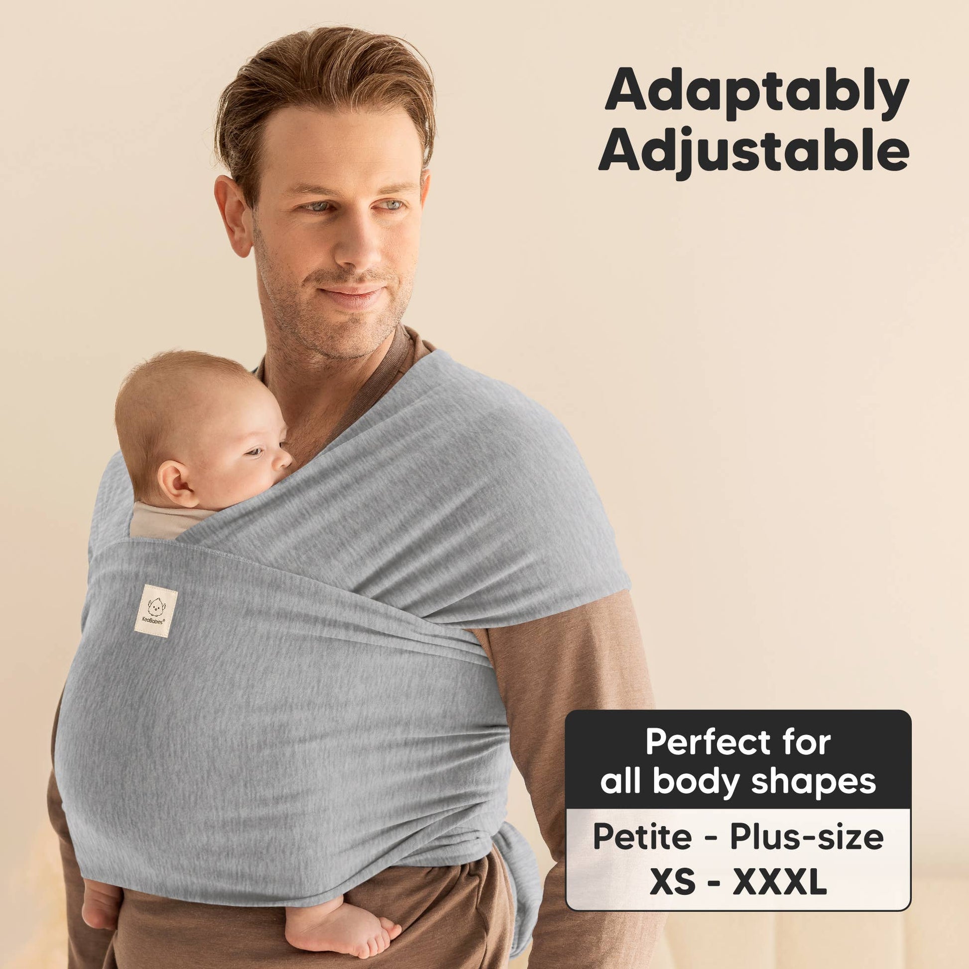 KeaBabies - Original Baby Wrap Carrier KeaBabies