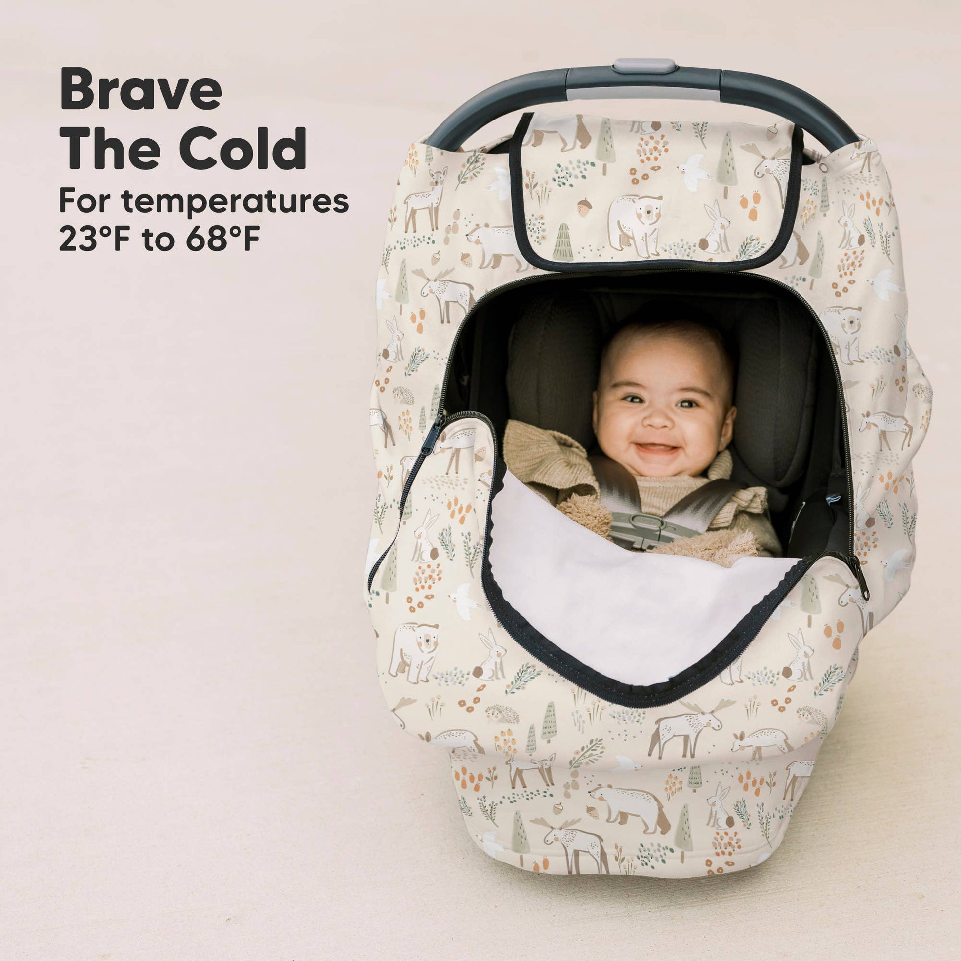 KeaBabies - Warmzy Baby Carseat Cover (Wildwood) KeaBabies