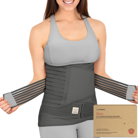 KeaBabies - Revive 3 in 1 Postpartum Belt (Mystic Gray)