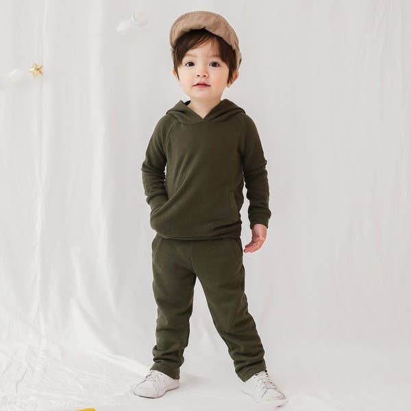 Vaenait Baby - Khaki Bengdi Hoodie Set (2-3T)