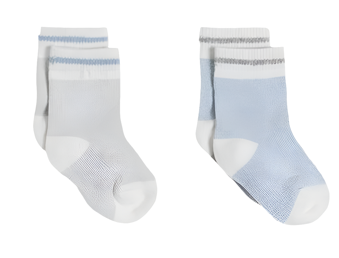 Snugabye - 2pk Infant Boot Sock (12-24mos)