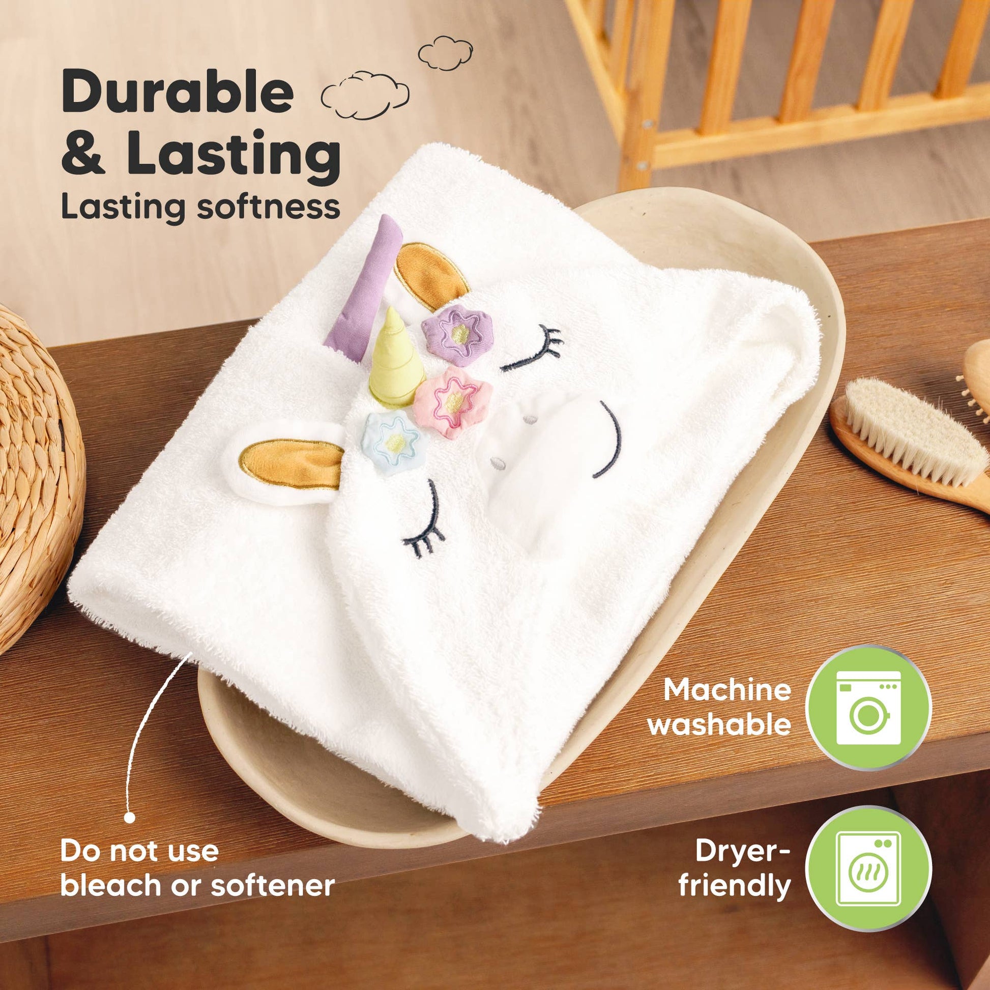 KeaBabies - Playpals Hooded Baby Bath Towels KeaBabies