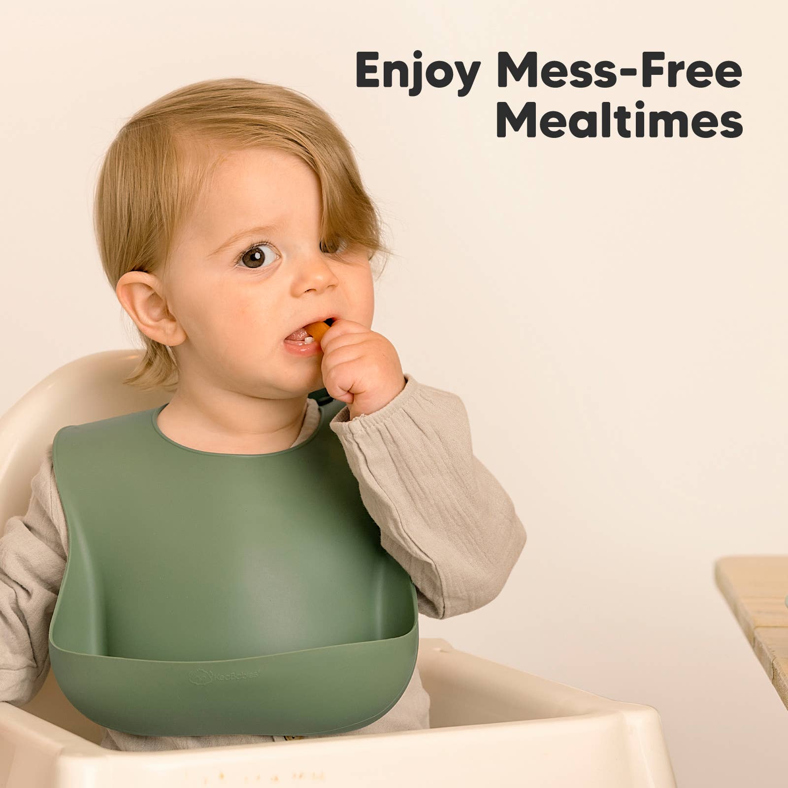 KeaBabies - 2-Pack Prep Silicone Bibs for Babies, Toddlers, Boys, Girls KeaBabies
