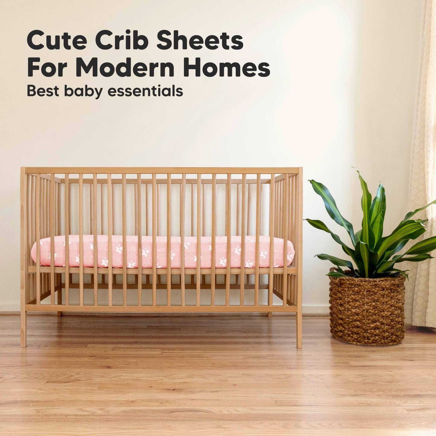 KeaBabies - 2-pack Organic Cotton Fitted Crib Sheet