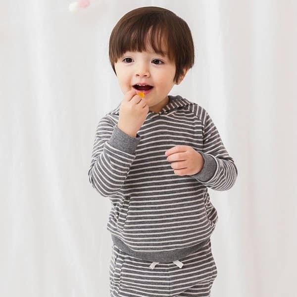 Vaenait Baby - Bengdi Hoodie Grey- Hoodie & Pants Set