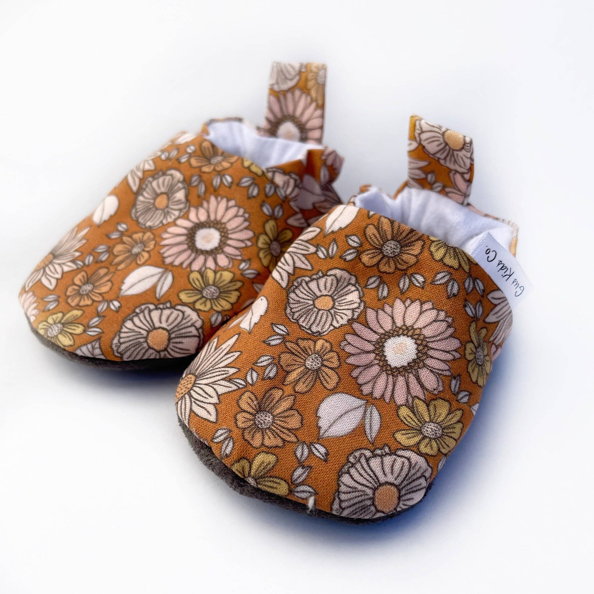 Gus Kids Co. - Autumn Retro Floral Baby Shoes Gus Kids Co.