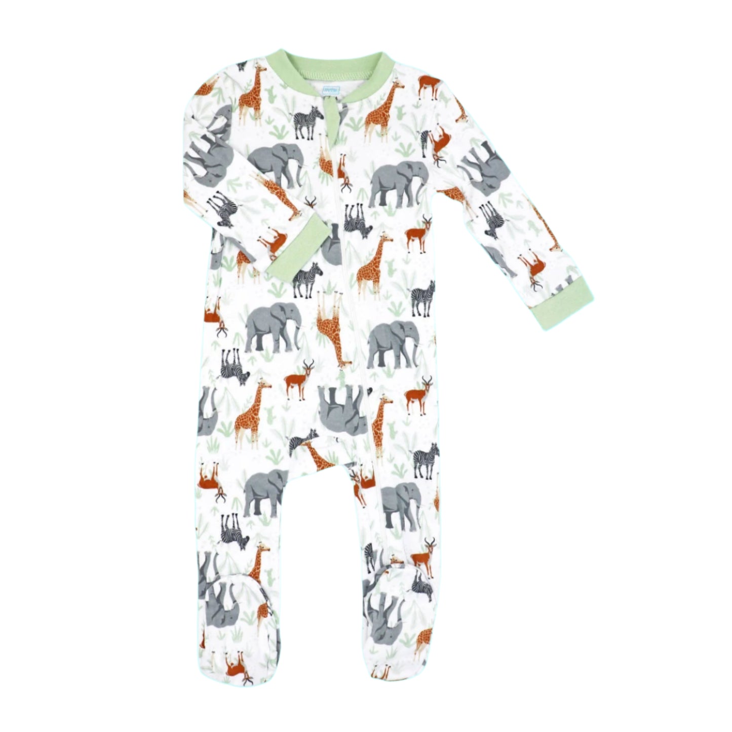 Baby Mode Footed Sleeper: Safari