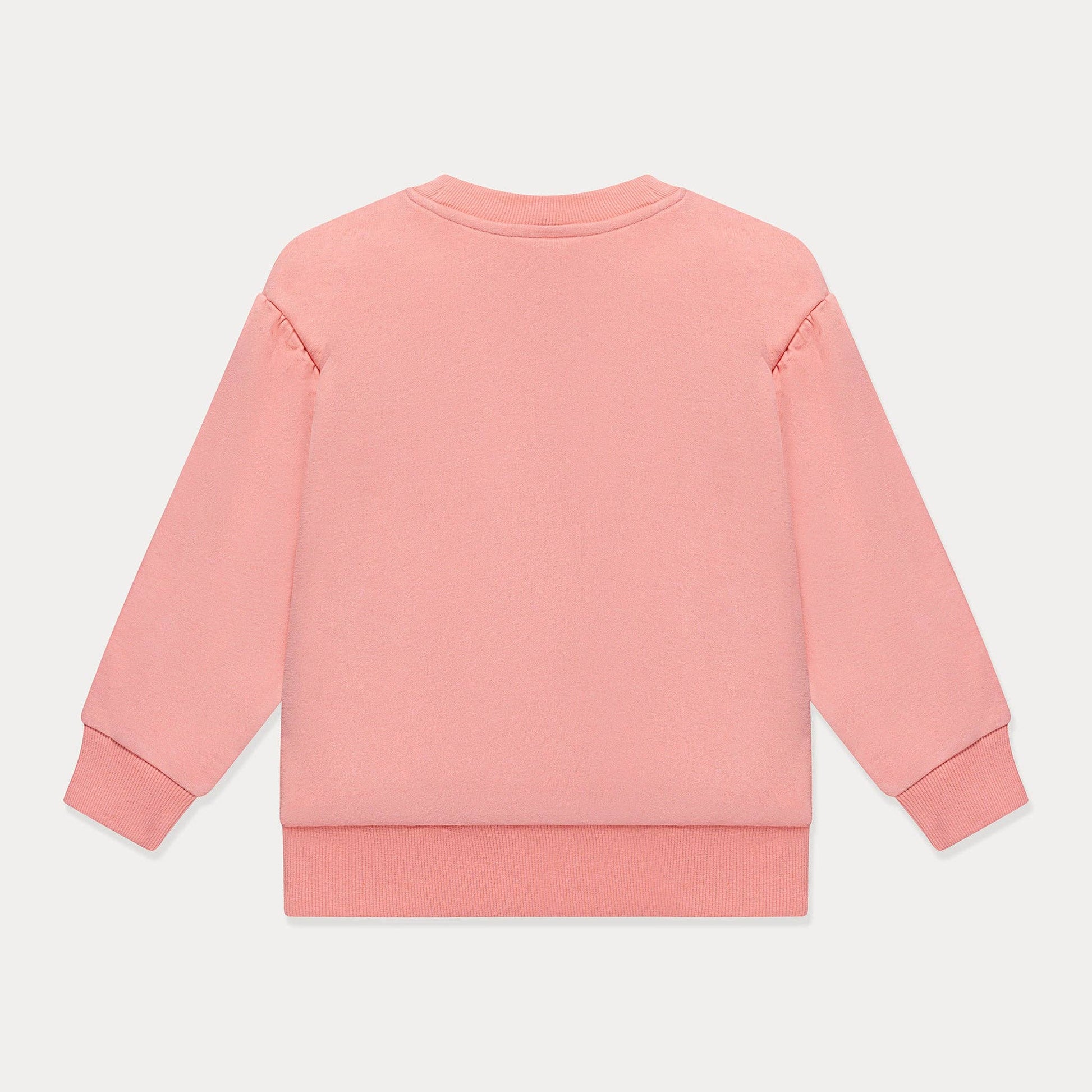 Mini Wardrobes - Toddler Sweatshirt Girls Crewneck Sweatshirt, Soft Fleece Cotton Mini Wardrobes