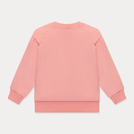 Mini Wardrobes - Toddler Sweatshirt Girls Crewneck Sweatshirt, Soft Fleece Cotton Mini Wardrobes