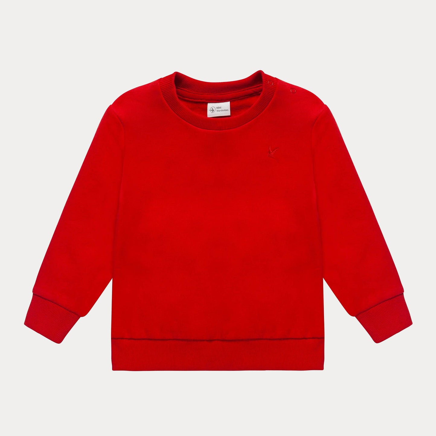 Mini Wardrobes - Baby Sweatshirt, Soft Fleece Cotton Crewneck Infant Sweatshirt Mini Wardrobes