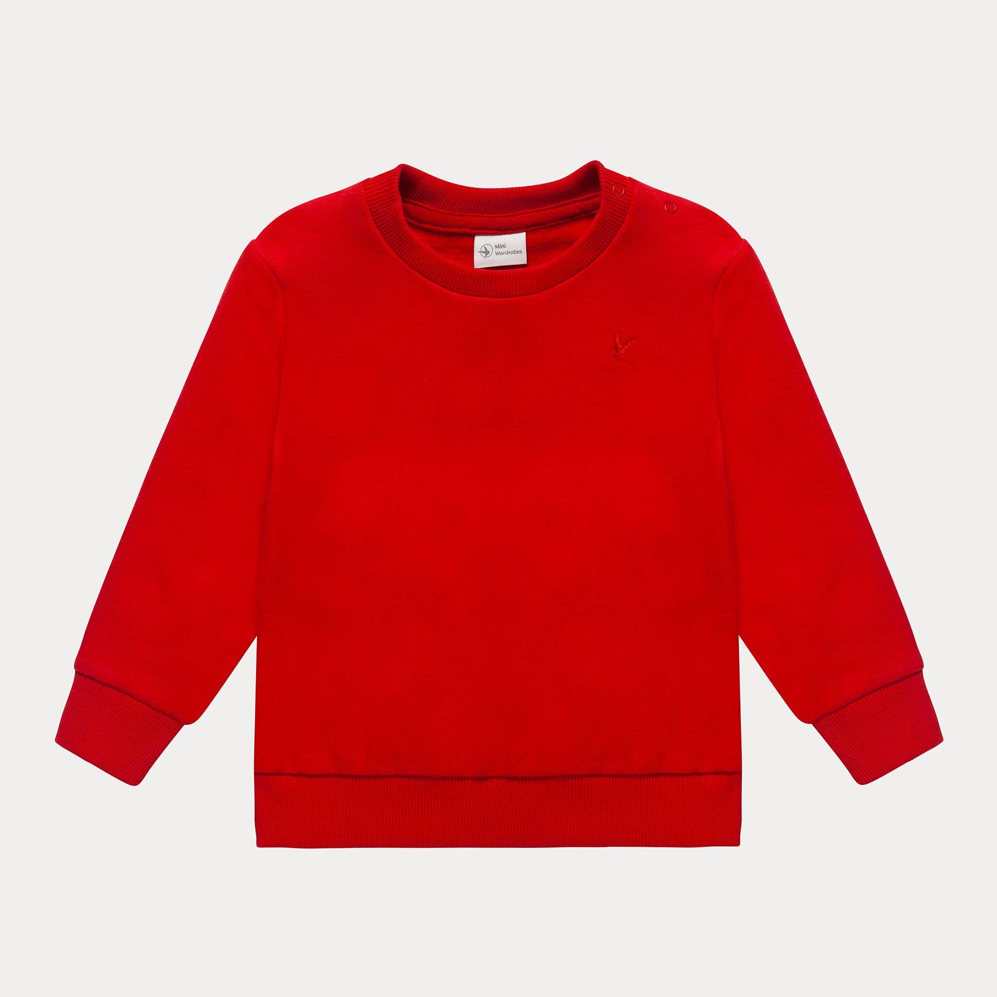 Mini Wardrobes - Baby Sweatshirt, Soft Fleece Cotton Crewneck Infant Sweatshirt Mini Wardrobes