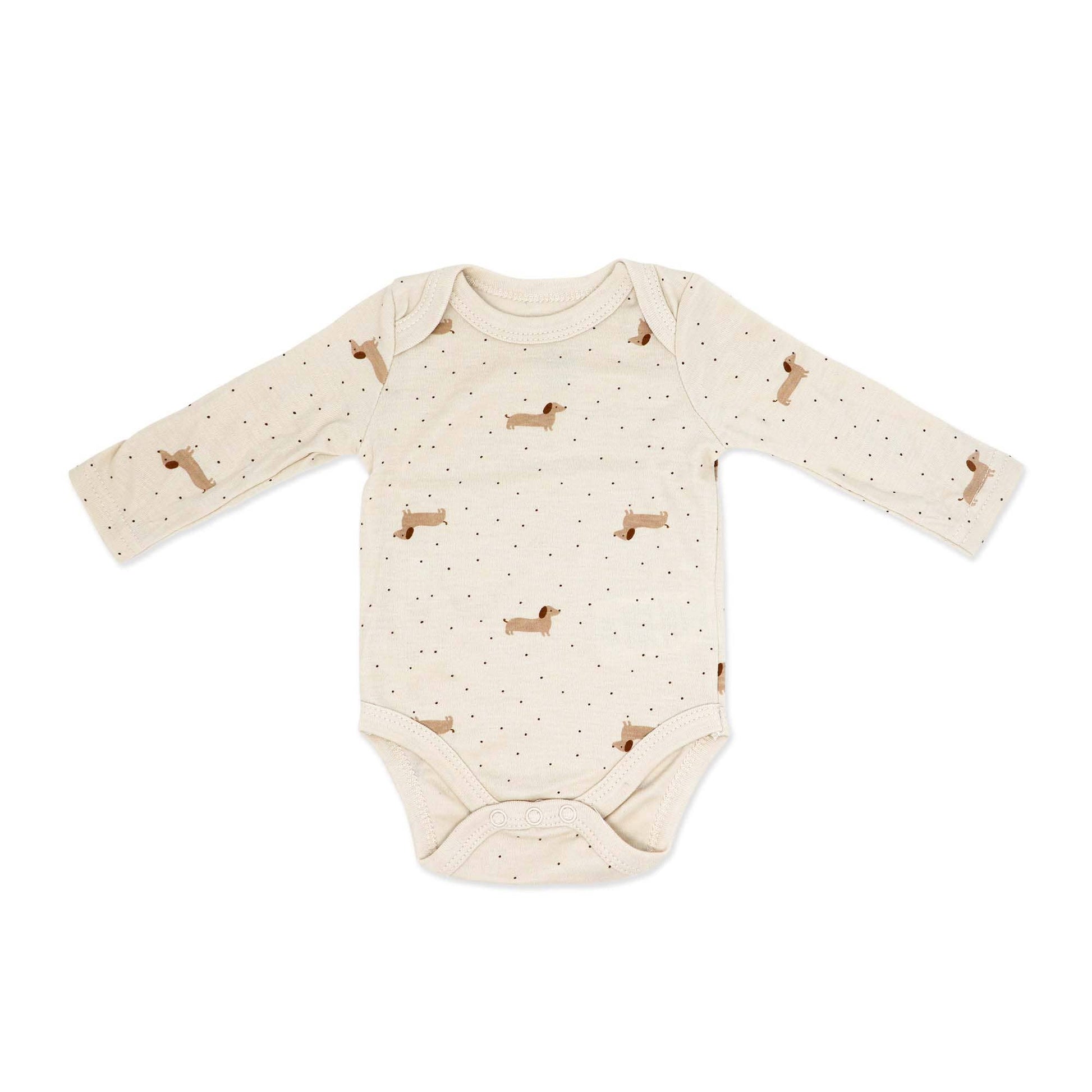 Baby Mode - Boys 3 Piece Fleece Jogger Set: Dog Rose Textiles