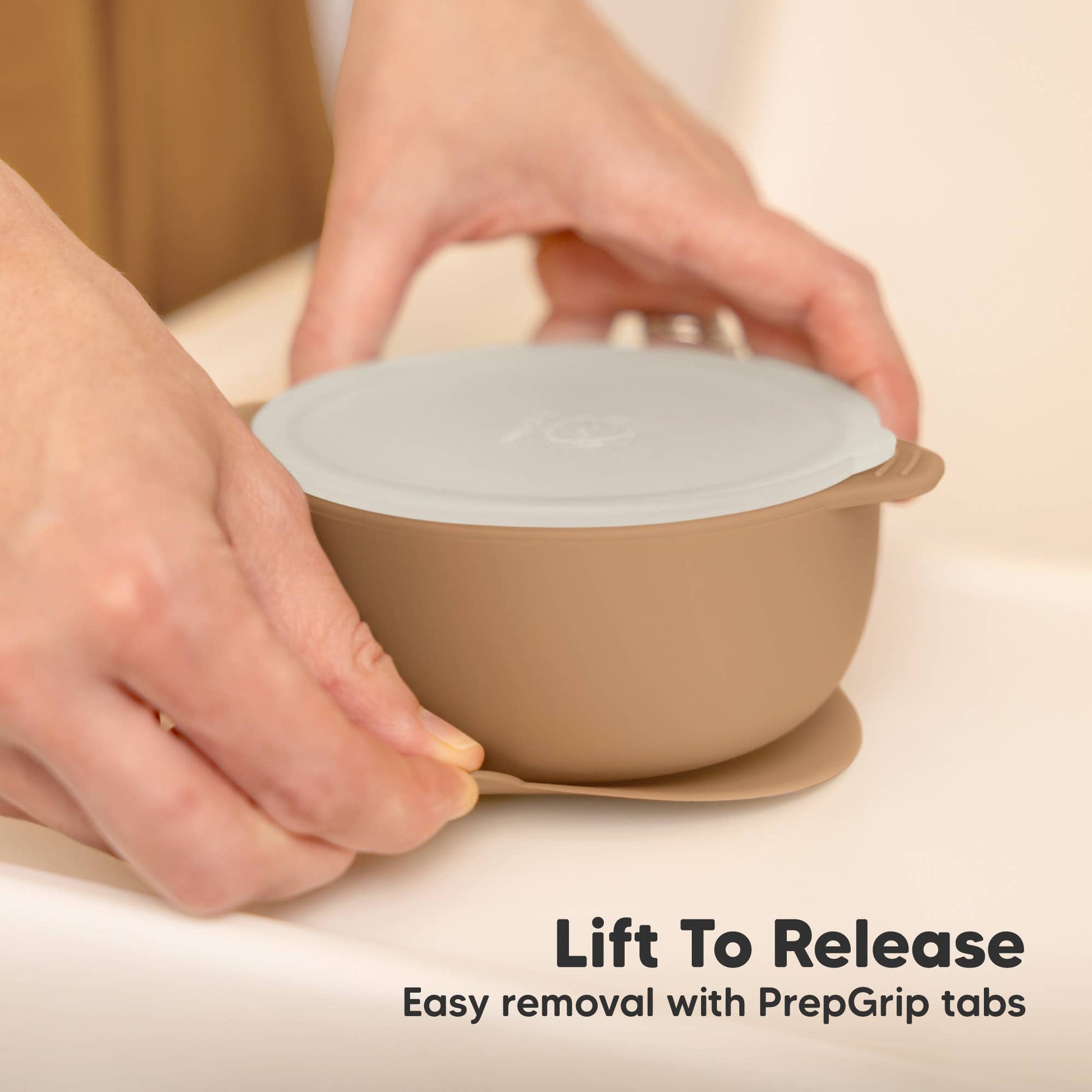 KeaBabies - 2-Pack Prep Suction Bowls with Lids, BPA-Free Baby Bowls KeaBabies