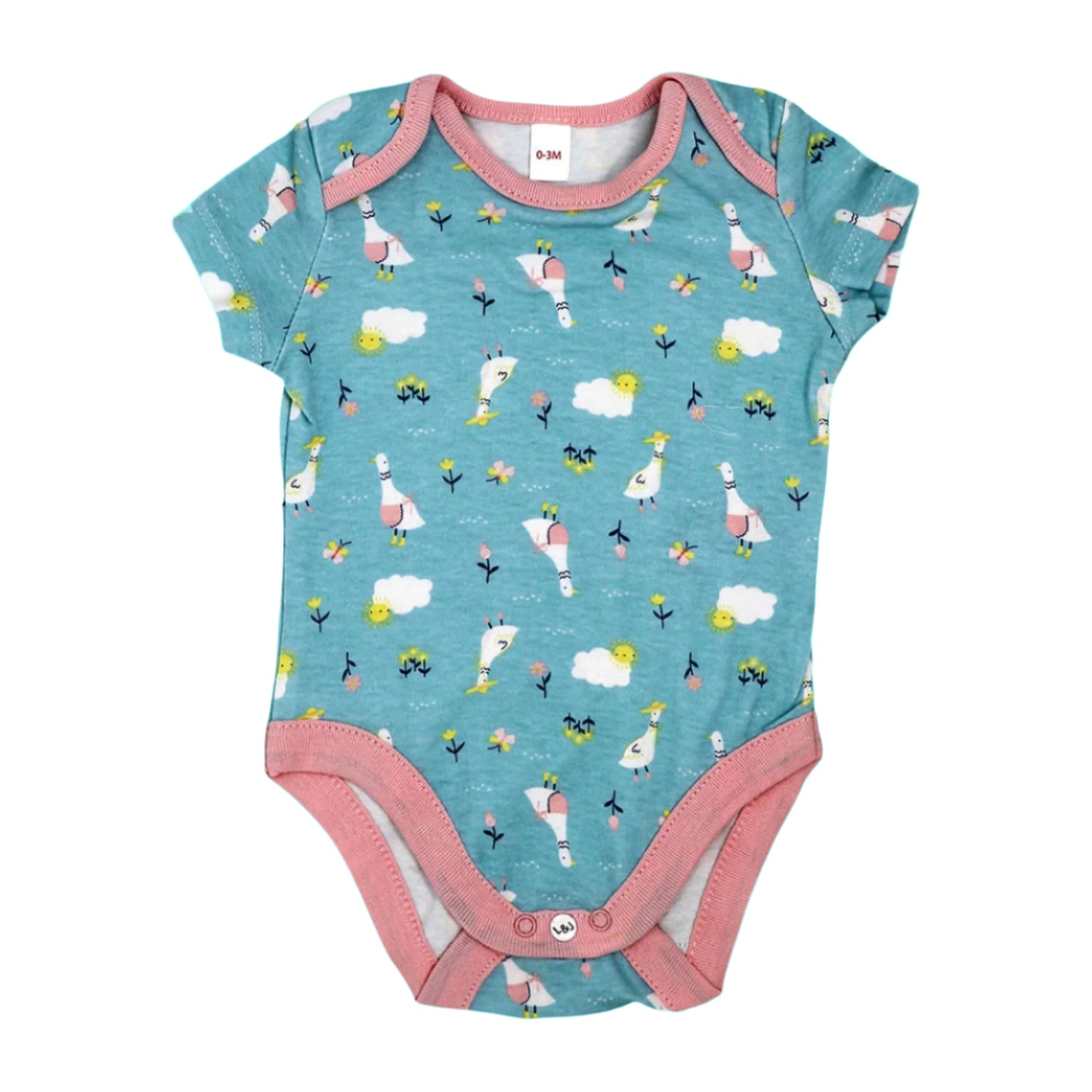 Lily & Jack 3-Pack Bodysuit 100% Organic Cotton-Bird House