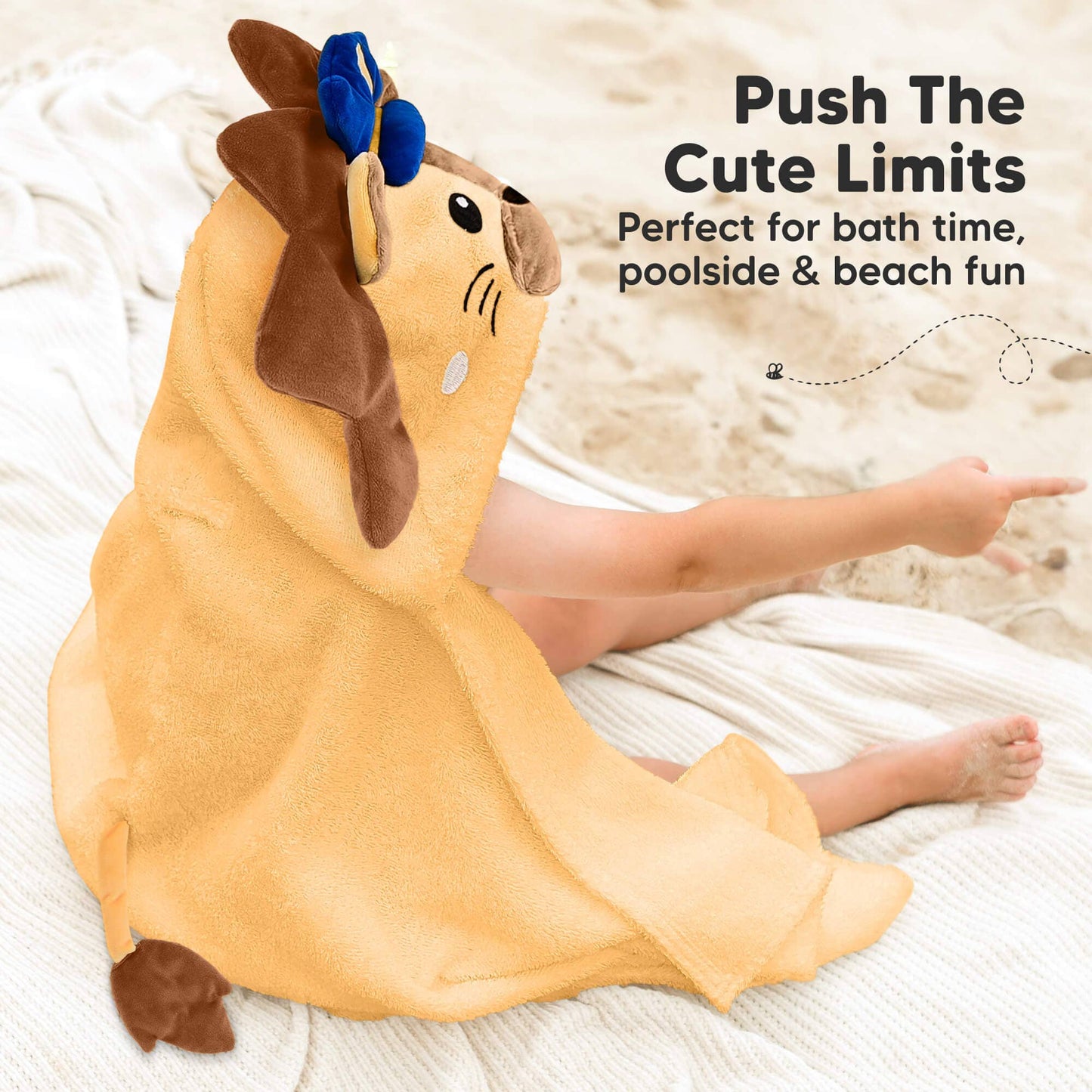KeaBabies - Playpals Hooded Baby Bath Towels KeaBabies