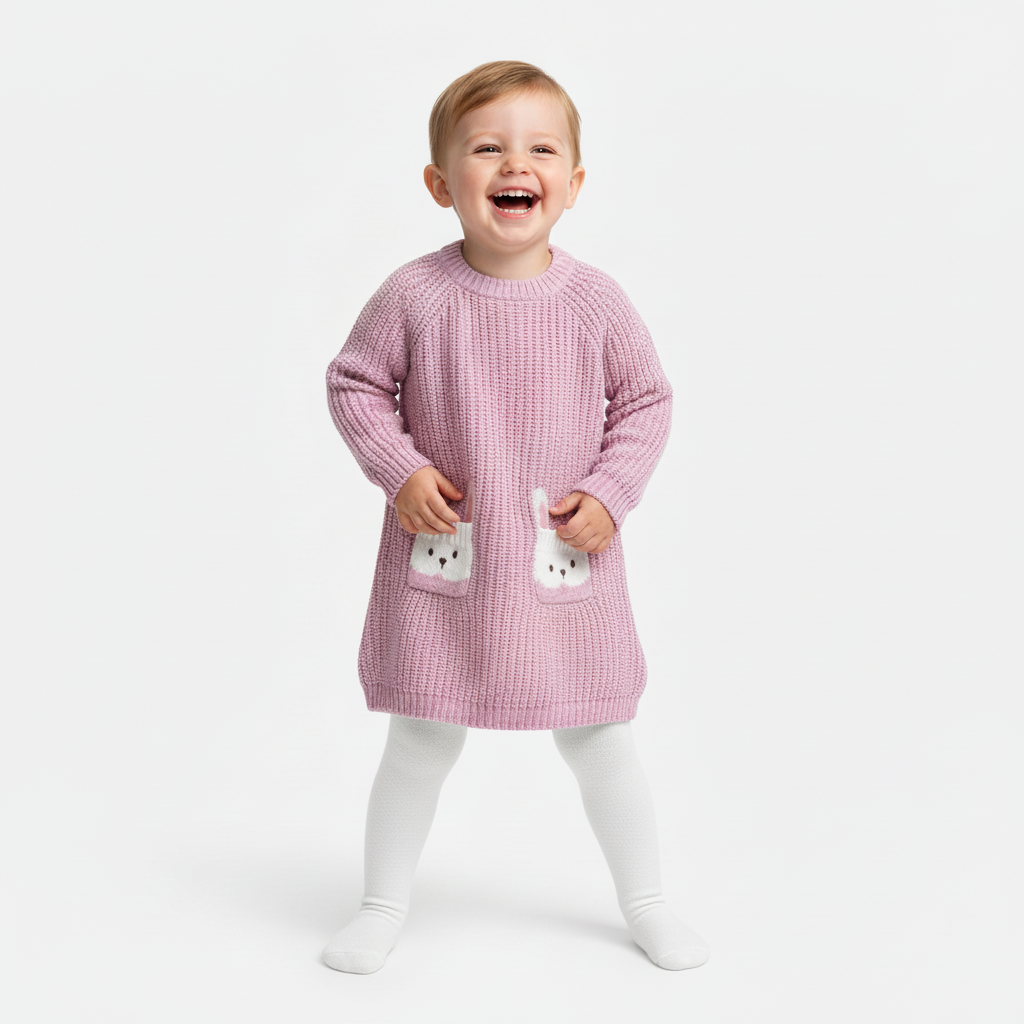 Midi - Knit Dress with Tight