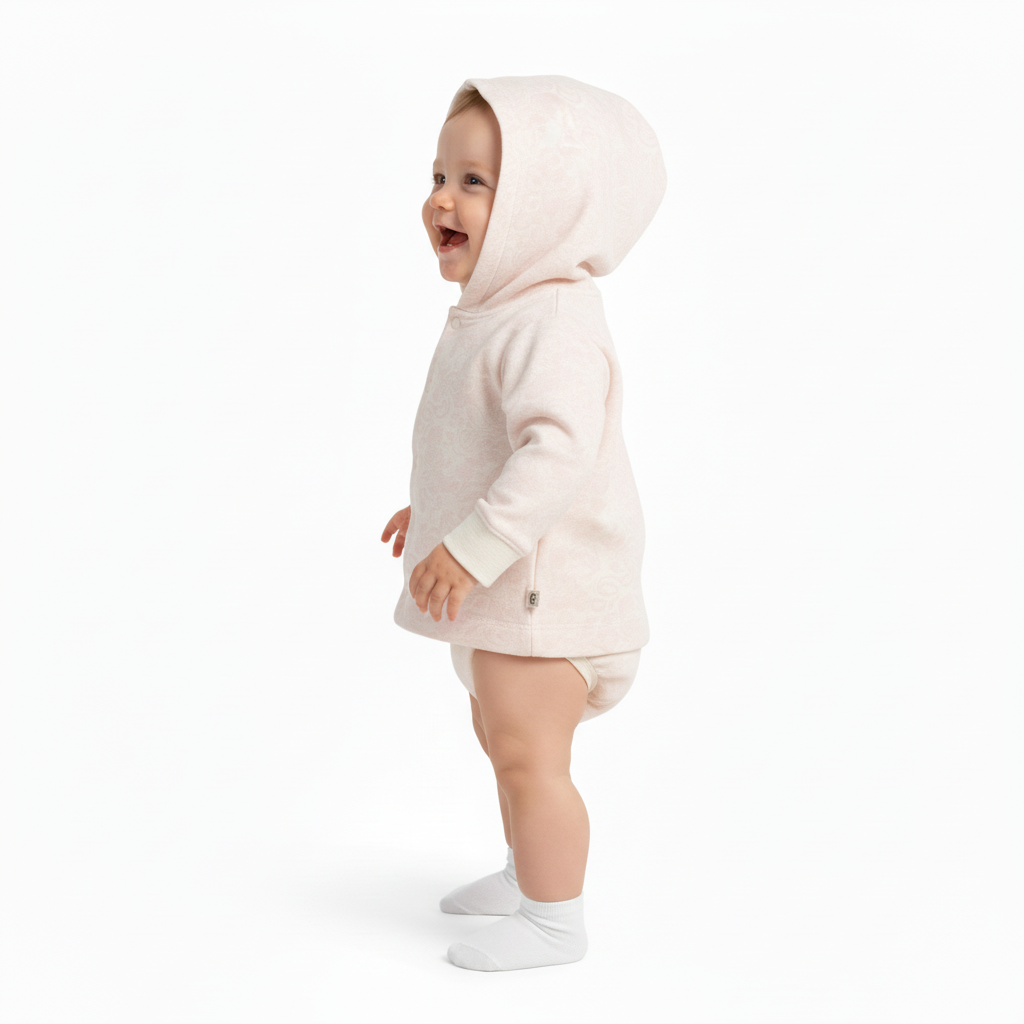 Snugabye - Dream Girls Reversible Hoodie - Pink