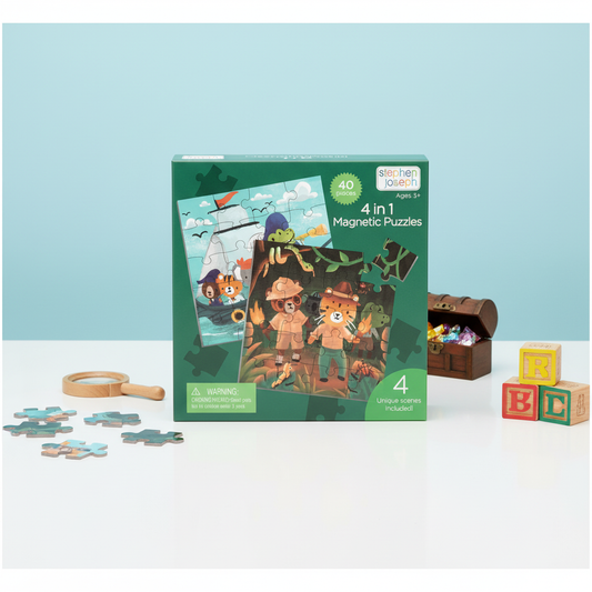 Stephen Joseph - Magnetic 4-1 Puzzle Book