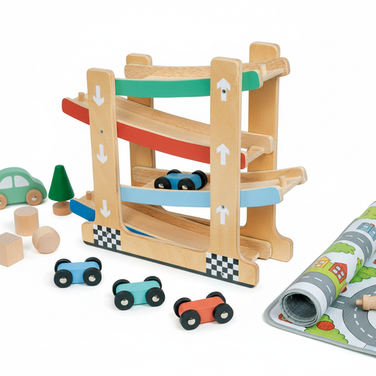 Mentari Toys | Wooden Ramp Racer Toy