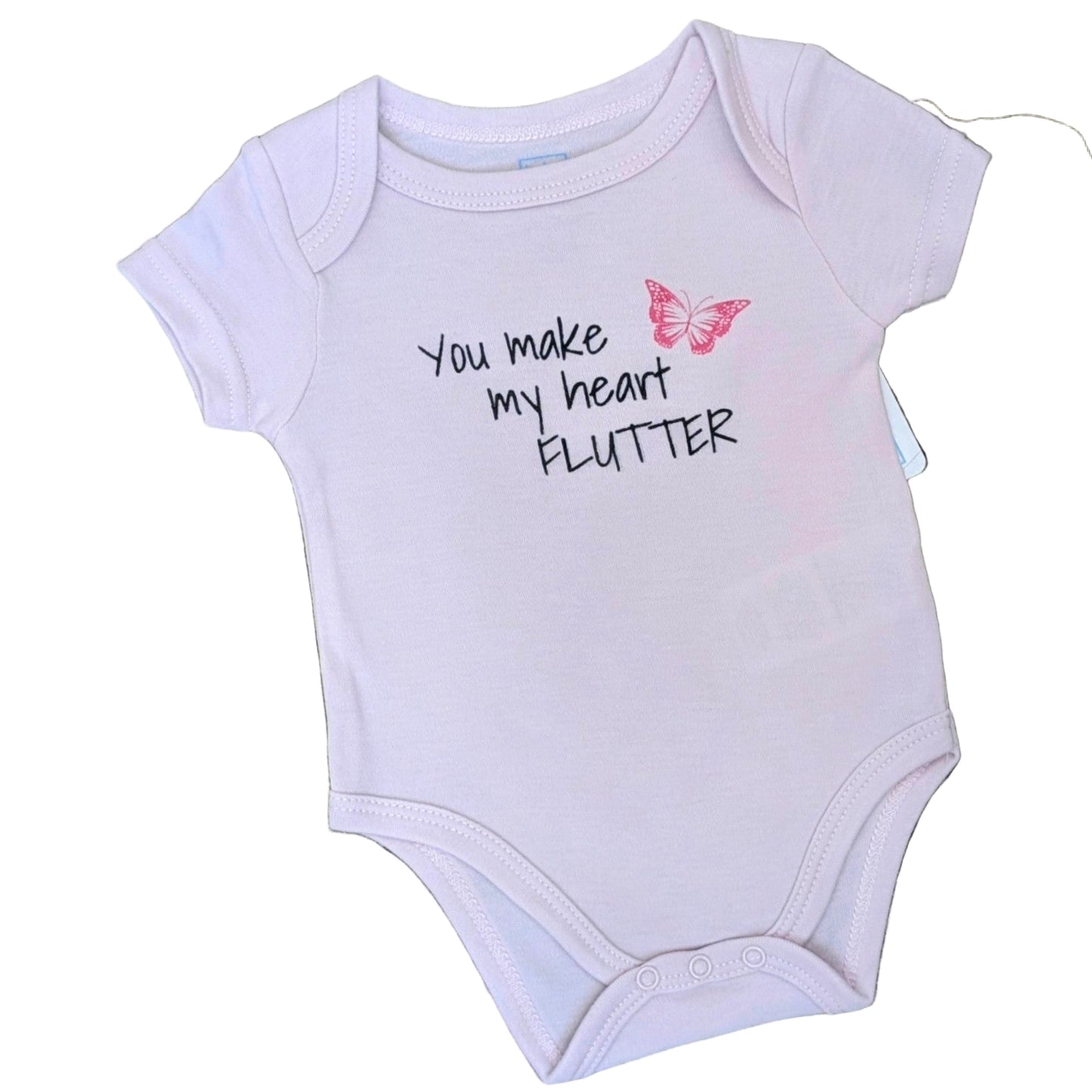 Baby Mode 3-Pack Bodysuit-Girl Butterfly Rose Textiles