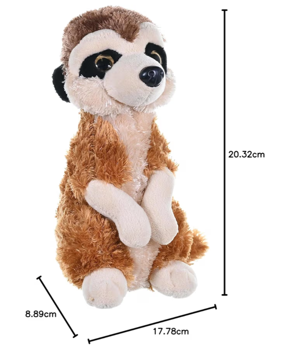 Wild Republic - CK-Mini Meerkat Stuffed Animal 8" Wild Republic