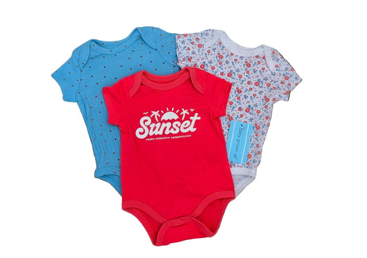 Baby Grown-Up 3-pc. Bodysuit Orchid+Forest kids