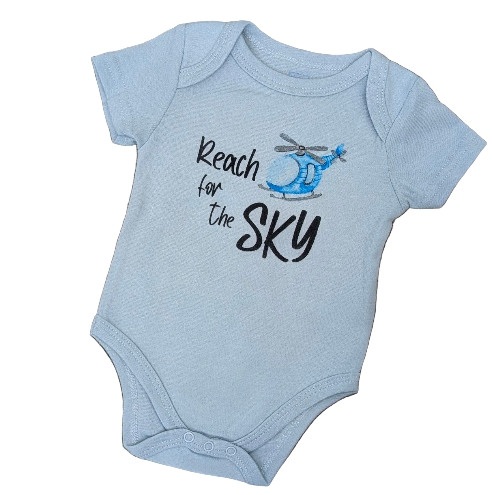Baby Mode 3-Pack Bodysuit- Boy Helicopter Rose Textiles