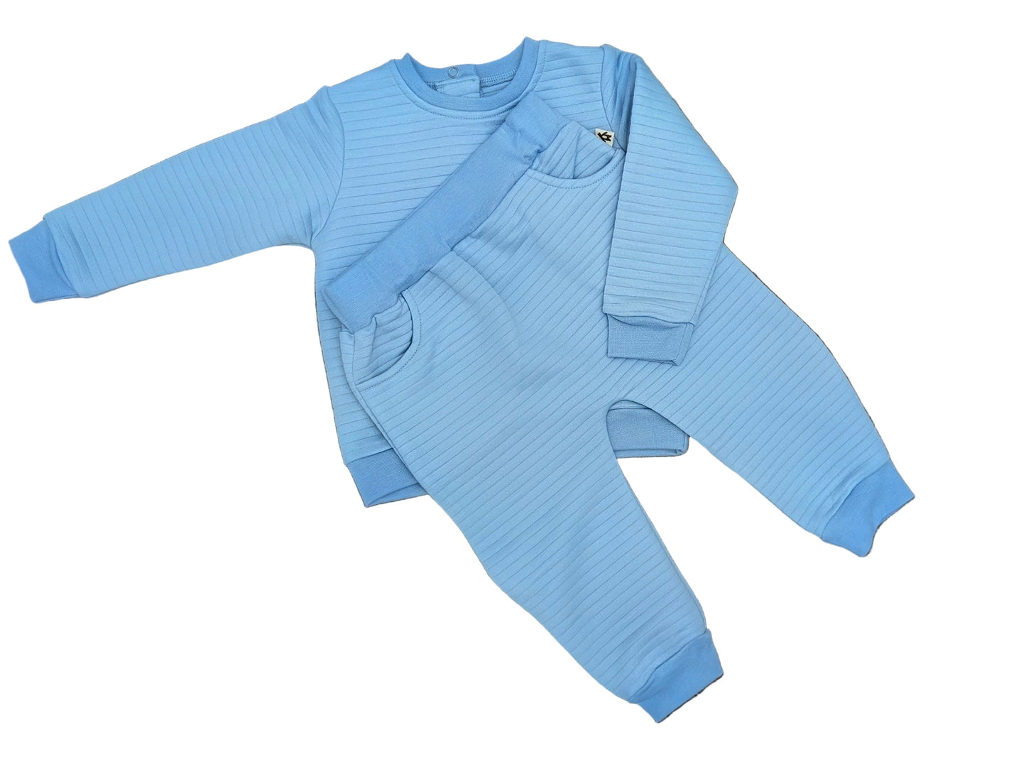 Snugabye - Dream 2pc Cozy Quilted Set - Blue Gertex