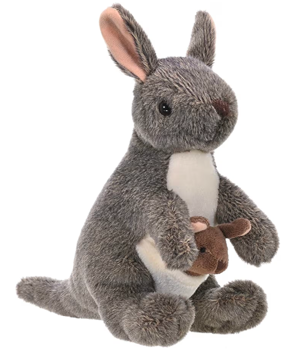 Wild Republic - CK-Mini Kangaroo W/Joey Stuffed Animal 8" Wild Republic