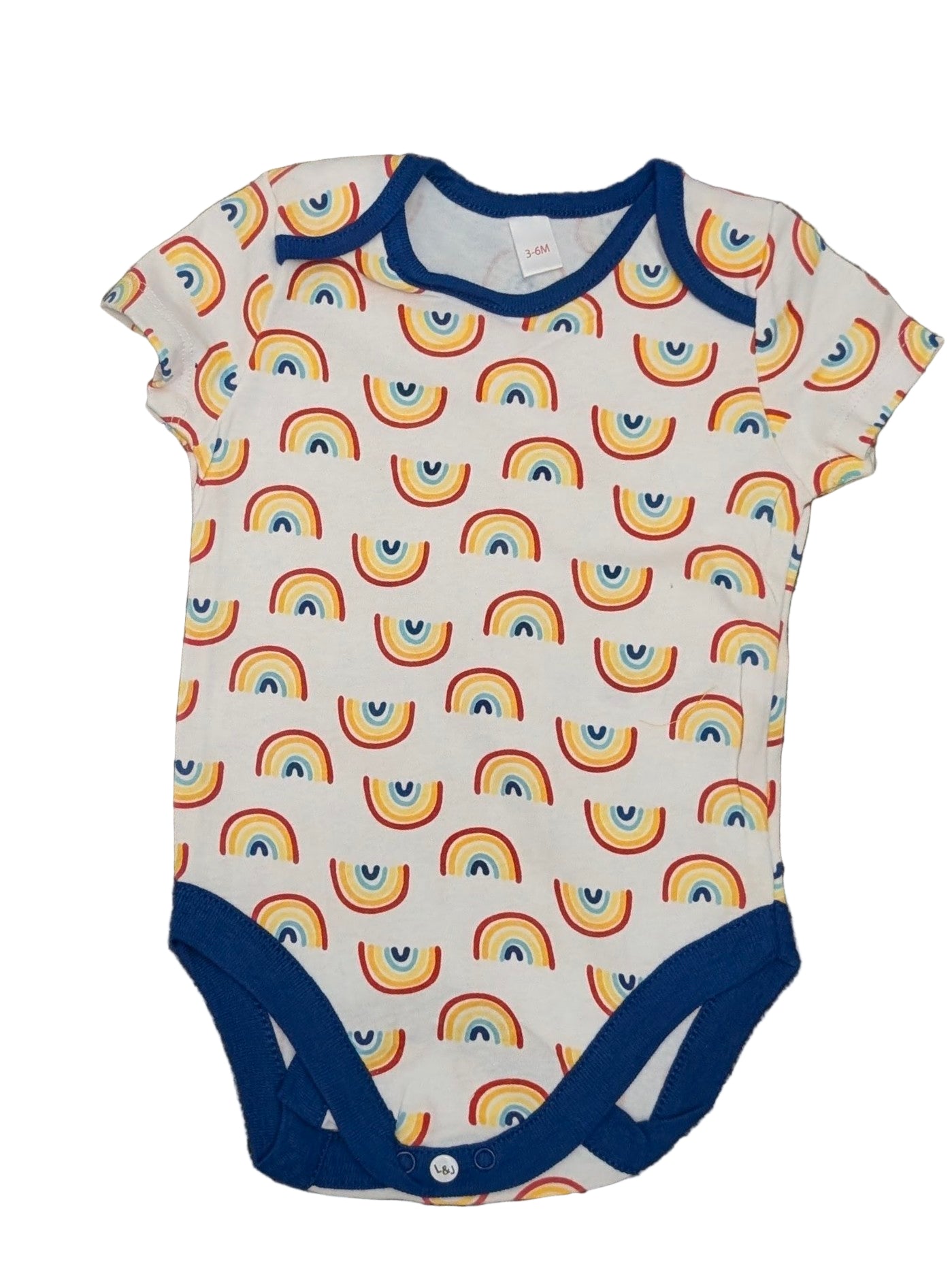 Lily & Jack 3-Pack Bodysuit 100% Organic Cotton- Rainbow Rose Textiles