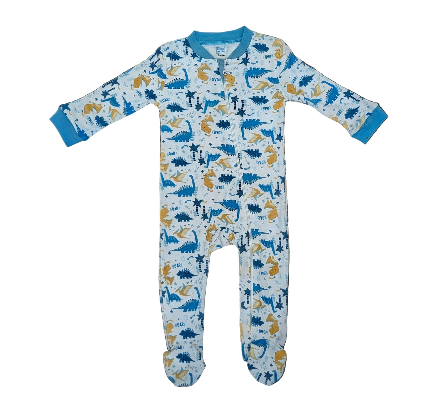 Baby Mode Coverall: Dinosaur Rose Textiles
