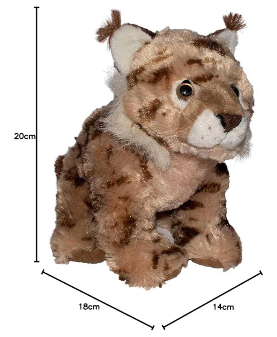 Wild Republic - CK-Mini Lynx Baby Stuffed Animal 8" Wild Republic