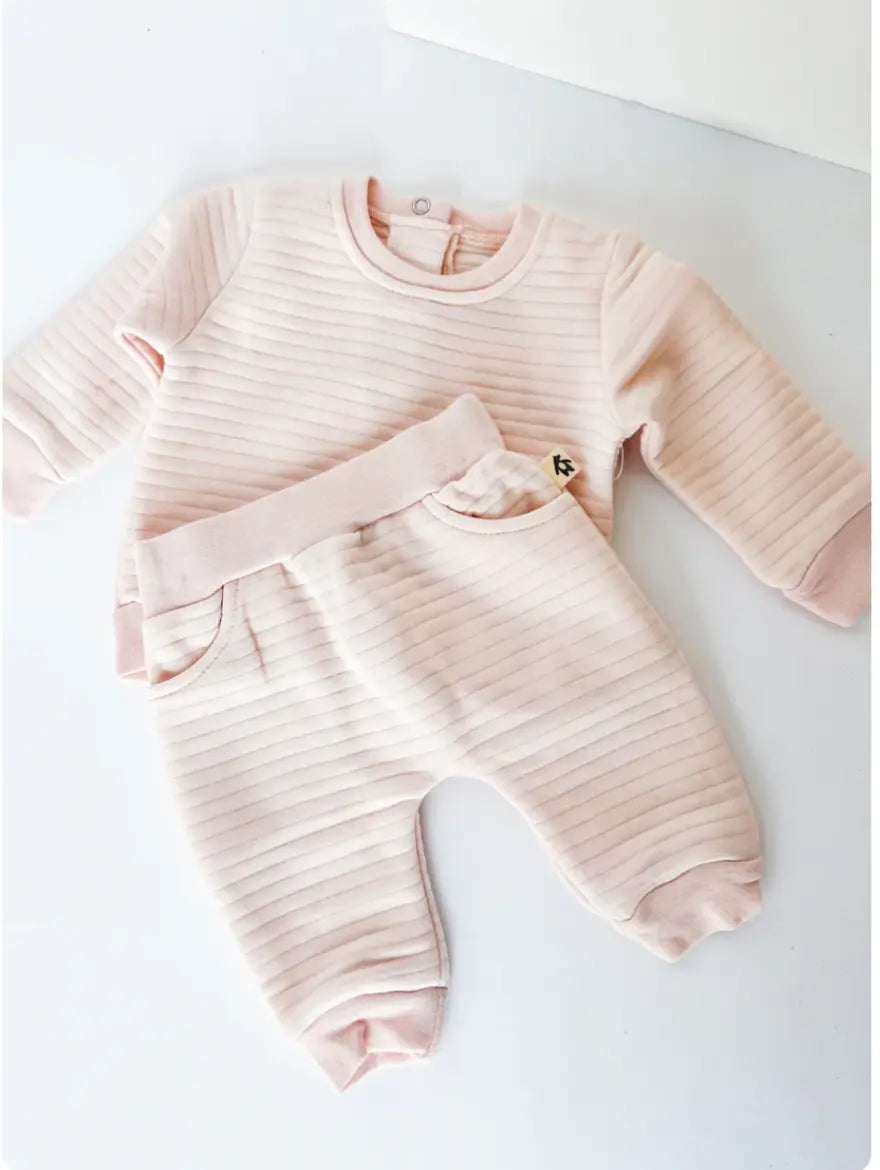 Snugabye - Dream 2pc Cozy Quilted Set - Pink Gertex