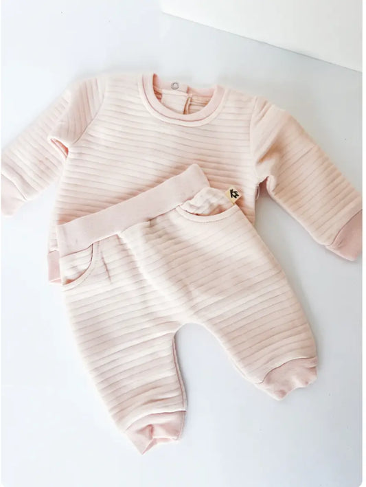 Snugabye - Dream 2pc Cozy Quilted Set - Pink Gertex